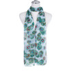 GREEN Lightweight Cotton Feeling Scarf SCX1441-3