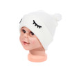 WHITE Kids Beanies HATMK037-3