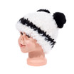 WHITE Kids Beanies HATMK047-5