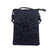BLACK Crossbody Bag B6257-1
