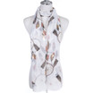 WHITE All Season Ladies Scarf Scarf SC1503-3