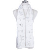 WHITE All Season Ladies Scarf Scarf SC1862-5