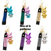 6pcs Mix Colour of Bag Charms KTO497