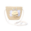 Little Cute Bumblebee KidsStraw Bag with Strap