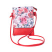Red Floral Flap Kids Bag with Strap