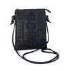 BLACK Crossbody Envelope-Style Bag B6430A-1
