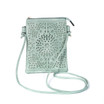 TEAL Crossbody Envelope-Style Bag B6438A-3
