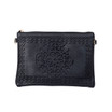 BLACK Crossbody Envelope-Style Bag B6449-1