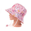 Pink Unicorn Kids Cotton Bucket Hat HATK275 Pink Unicorn Kids Cotton Bucket Hat HATK275