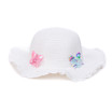 White Butterfly Kid's Summer Straw Sun Hat HATKS129-6 White Butterfly Kid's Summer Straw Sun Hat HATKS129-6