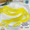 1 Strand 6mm Clear Yellow AB Rondelle Faceted Glass Crystal Beads 75pcs