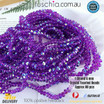 1 Strand 6mm Clear Purple AB Rondelle Faceted Glass Crystal Beads 75pcs