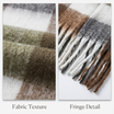 Premium Extra Long Soft Cozy Winter Wrap with Tassel Fringe-2692