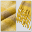 Women Winter Scarf Soft Warm Long Scarf 38×200cm Gradient Color Tassel Shawl Fashion Cozy Acrylic Scarf-2688