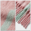 Women Winter Oversized Scarf Soft Warm Brushed Acrylic Long Tassel Blanket Scarf 38×200cm-2687