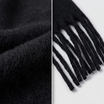 Women Classic Long Winter Scarf Plain Soft Warm Tassel Scarf Acrylic Shawl Wrap 200cm-2685