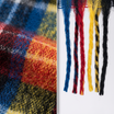 Women Tartan Plaid Winter Scarf Soft Long Tassel Blanket Scarf 50×190cm Warm Brushed Acrylic Shawl Wrap-2676