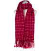 Women Winter Plaid Scarf Soft Warm Checked Shawl Wrap Long Tassel Tartan Scarf 70x190cm