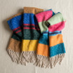 Women’s Soft Winter Scarf – Warm Oversized Tassel Shawl Wrap