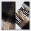 Women Oversized Winter Scarf Soft Warm Plain Tassel Shawl Wrap Thick Long Solid Colour Blanket Scarf