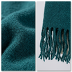 Women Oversized Winter Scarf Soft Warm Plain Tassel Shawl Wrap Thick Long Solid Colour Blanket Scarf