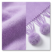 Women Pom Pom Winter Scarf Soft Warm Oversized Shawl Wrap Long Tassel Faux Fur Ball Scarf Ladies Neck Warmer