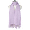 Women Winter Scarf Soft Warm Oversized Long Tassel Shawl Wrap Solid Colour Plain Elegant Fashion Scarves