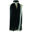 Black White Grey Stripes All Seasons Scarf Premium Quality