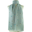 Grey Dandelion Print All Season Scarf