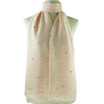 Pink Irregular Dots Print All Seasons Scarf