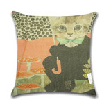Cat Cushion Cover Waist Throw Pillow Case PCU0120