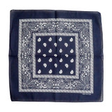 Nany 100% COTTON BANDANAS Paisley Square Head Scarf BPS001