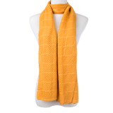 Yellow Vintage Check Scarf SC8750