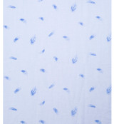 Blue Native Leaf Pattern Scarf SC8765