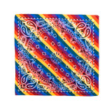 100% COTTON BANDANAS Paisley Square Head Scarf BPS056