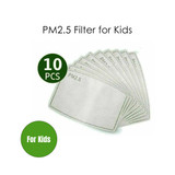 Kids PM2.5 Five Layers Face Mask Filter Activated Carbon Anti Pollution Filters