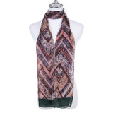 GREEN Lady's Summer Light Weight Scarf SCX915-6