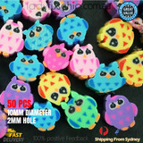 10MM POLYMERE CLAY COLOURFUL OWL