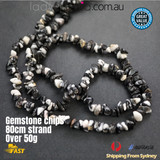 WHITE GREY GEMSTONE CHIPS