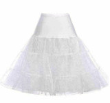 Women Tutu Skirt - WHITE