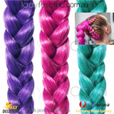 Coloured Jumbo Braiding Hair Extensions Braids Twist Hight Temperature Kanekalon