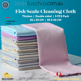 Kitchen Nano Glass Dish Washing Window 5PCS Cleaning Cloths Scale Microfibre