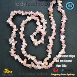 Gemstone Chips 80cm Strand 50g Mix Spacers Jewellery DIY Necklace Jewelry Beads pink