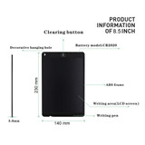 Colourful LCD Writing Tablet 8.5" LCD Digital Drawing Pad Memo Message Boards ewriter kids