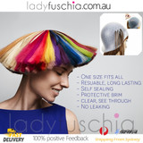 Reusable Hair Cap Salon Highlighting Tinting Hairdressing Streaking Silicone Hat