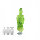 Kids Raincoat Uni sex Jacket Hoodie Boy Girl Backpack Animal Waterproof Breath