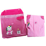 Kids Raincoat Uni sex Jacket Hoodie Boy Girl Backpack Animal Waterproof Breath