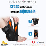 Ankle Wrap Foot Support Sleeve Brace Stabilizer Protector Plantar Fasciitis Sock