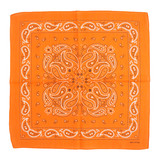 100% COTTON BANDANAS Paisley Square Head Scarf BPS093