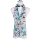 TEAL Lightweight Cotton Feeling Scarf SCX1423-1